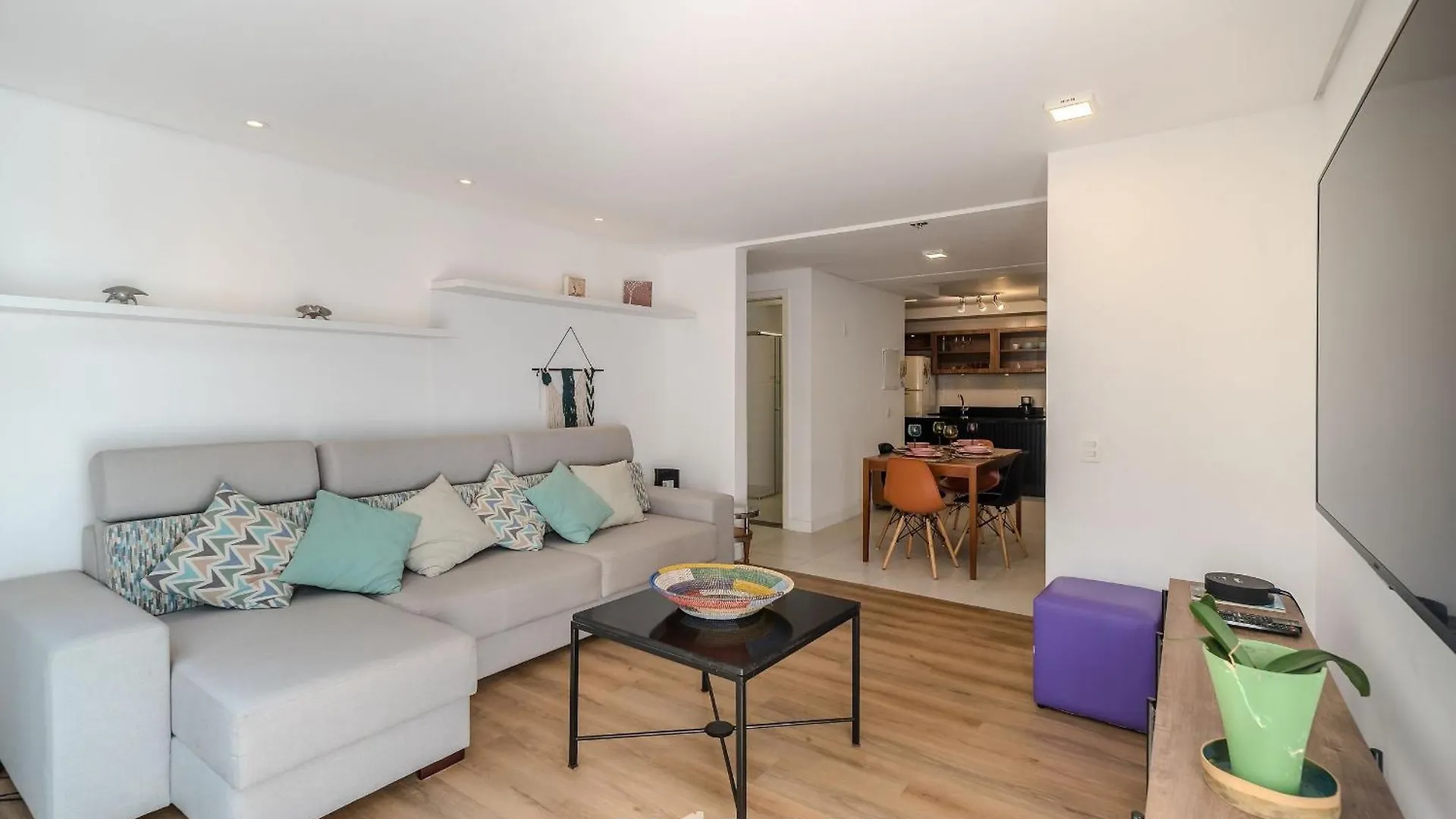 Apartment Lindo Apto C/ Varanda 500M Da Praia Nng0102 Florianopolis